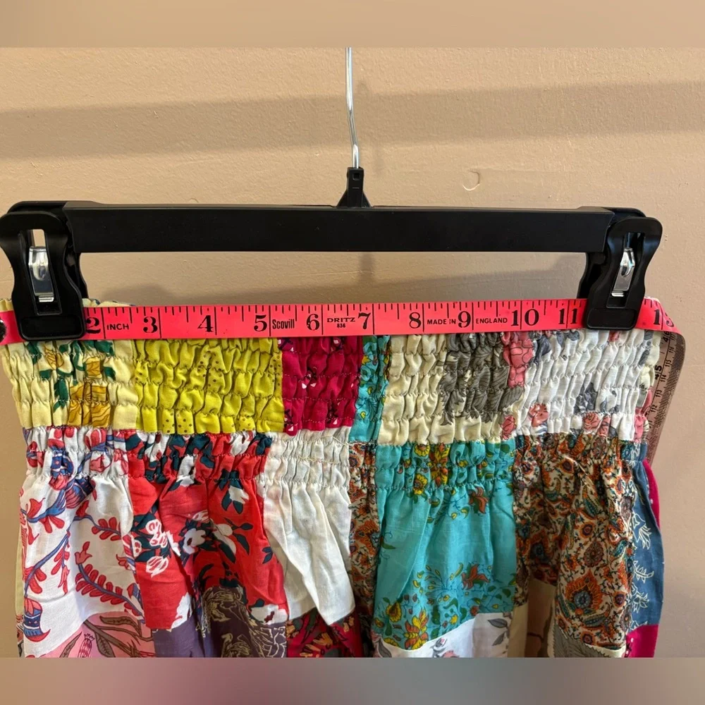 NWT Art Studio Company Sari Cotton Patchwork Jogger Pants Women’s L/XL - Picture 13 of 16